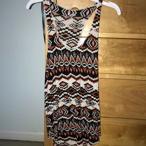 Tribal print tank top